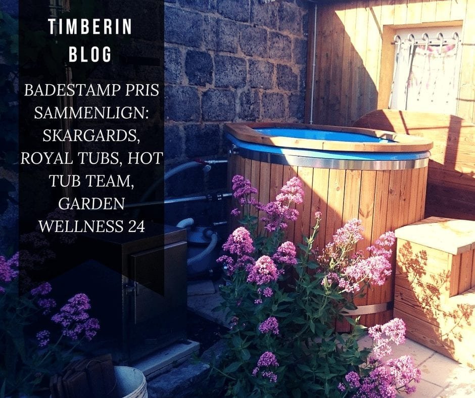 BADESTAMP PRIS SAMMENLIGN SKARGARDS, ROYAL TUBS, HOT TUB TEAM, GARDEN WELLNESS 24