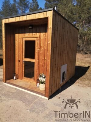 Moderne badstue utendørs sauna hytte mini (32)