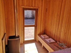 Moderne badstue utendørs sauna hytte mini (45)