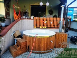 Vedfyring badestamp med bobler – TimberIN Rojal (1)