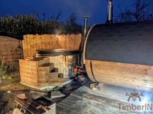 Vedfyring badestamp med bobler – TimberIN Rojal (2)