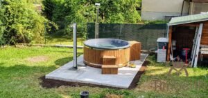 Vedfyring badestamp med bobler – TimberIN Rojal (6)