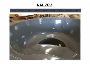 Grå (RAL 7015) for badestamp av tre