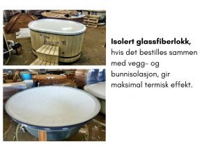 Isolert glassfiberlokk