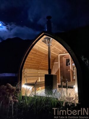 Utendørs sauna Pod – Iglu (4)