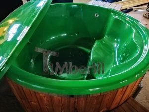 Badestamp i glassfiber med integrert ovn levende farger (16)