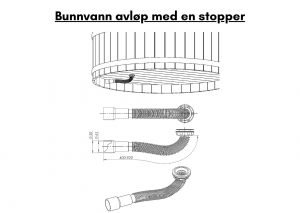 Bunnvann avlop med en stopper