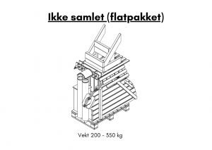 Ikke samlet (flatpakket)