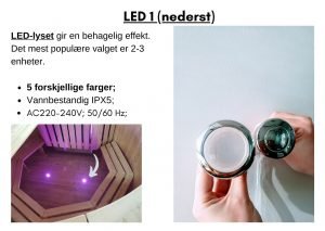 LED 1 (nederst)