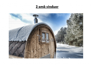 2 små vinduer i bakveggen til tunsa badstuen