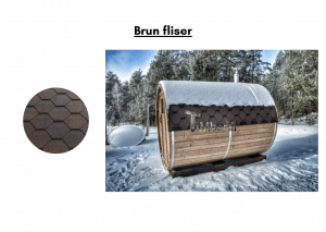 Brun fliser til tunsa badstuen