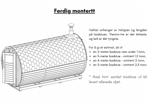 Ferdig montertt til tunsa badstuen