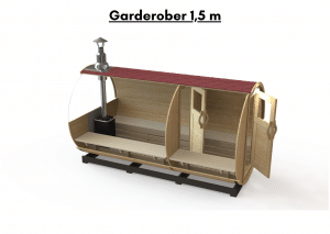 Garderober 1.5 m til tunsa badstuen