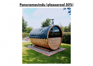 Panoramavindu (Halv) til tunsa badstuen