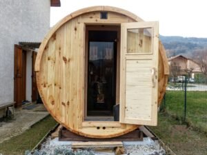 Utendørs badstuer sauna tønne (1)