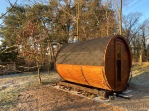 Utendørs badstuer sauna tønne (3)