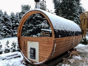 Utendørs badstuer sauna tønne (3)