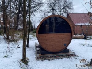 Utendørs badstuer sauna tønne (5)