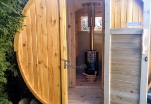 Utendørs badstuer sauna tønne (4)