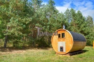 Utendørs vedfyrt tønne badstuer (12)