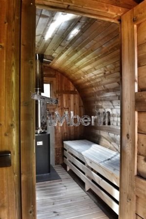 Utendørs vedfyrt tønne badstuer (24)