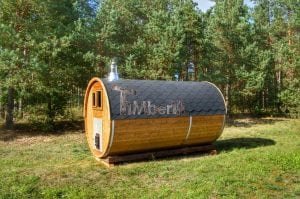 Utendørs vedfyrt tønne badstuer (8)