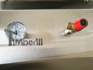Ekstern rustfritt stål ovn for badestamper [Octagon modell] (15)