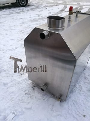 Ekstern rustfritt stål ovn for badestamper [Octagon modell] (20)