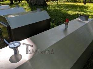 Ekstern rustfritt stål ovn for badestamper [Octagon modell] (22)