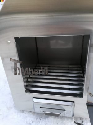 Ekstern rustfritt stål ovn for badestamper [Octagon modell] (23)