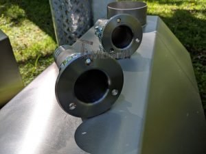 Ekstern rustfritt stål ovn for badestamper [Octagon modell] (32)
