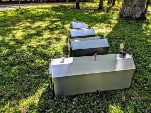 Ekstern rustfritt stål ovn for badestamper [Octagon modell] (8)