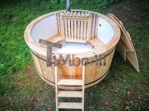 Badestamp i plast polypropylen med 2 LED of luftboble massasjesystem 1