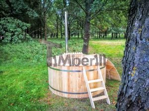 Badestamp i plast polypropylen med 2 LED of luftboble massasjesystem 16