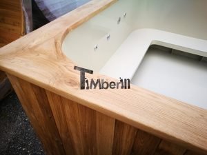 Badestamp i plast firkantet jacuzzi TimberIN 20