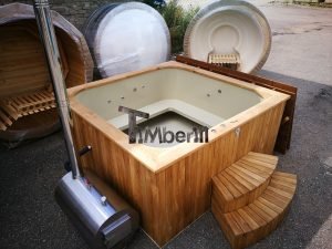 Badestamp i plast firkantet jacuzzi TimberIN 23