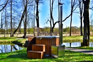 Japansk badestamp i glassfiber for 2 personer TimberIN 6