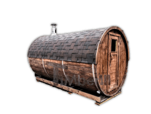 Utendørs badstuer sauna tønne