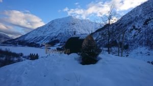 Utendørs badstu iglu med panoramavindue, Tobias, Norge (6)