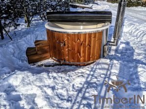 Vedfyring badestamp med bobler (2)
