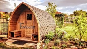 Utendørs badstue pod igloo standard (56)