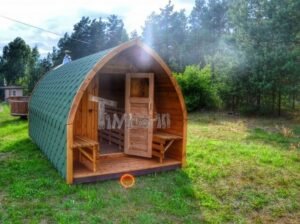 Utendørs badstue pod igloo standard (9)