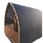 LAGERMODELL Utendørs trebastu for hage igloo design (2)