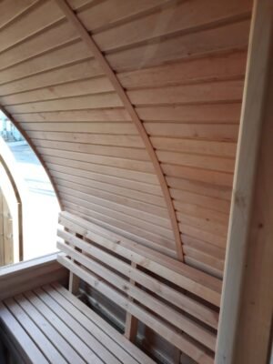 LAGERMODELL Utendørs trebastu for hage igloo design (4)