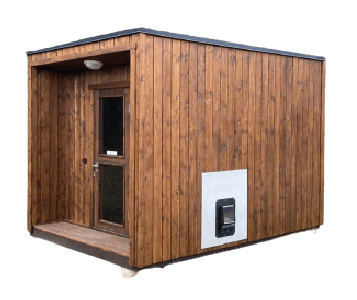 Moderne mini badstue utendørs sauna (1)
