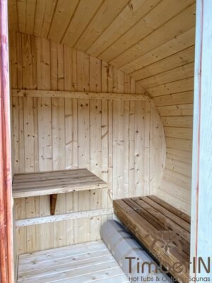 Oval utendørs sauna badstue Ellipse (1)