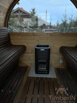 Utendørs badstuer sauna tønne LUXE (16)
