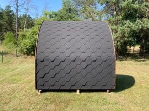 LAGERMODELL Utendørs trebastu for hage igloo design (3)
